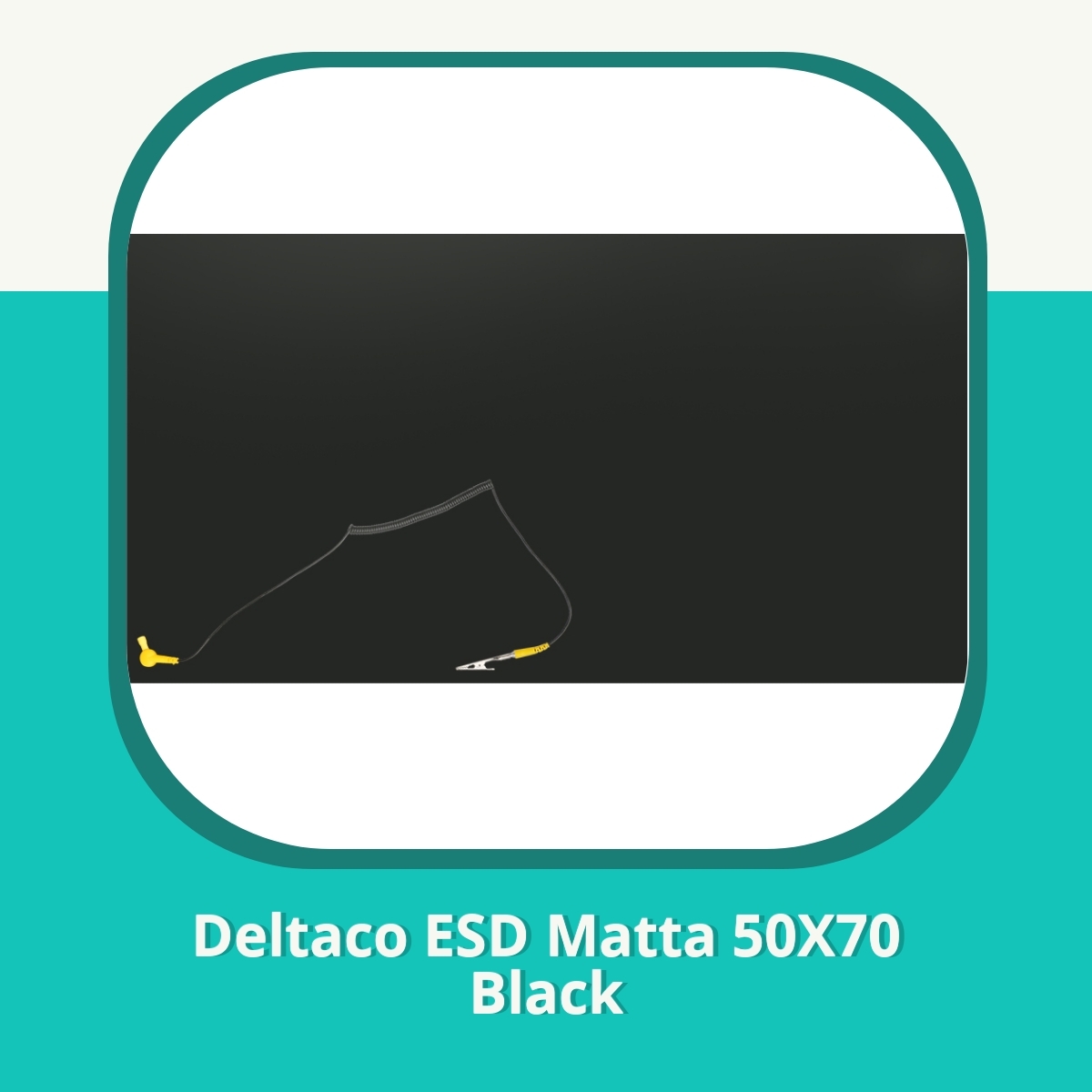 Anmeldelse Deltaco ESD Matta 50X70 Black
