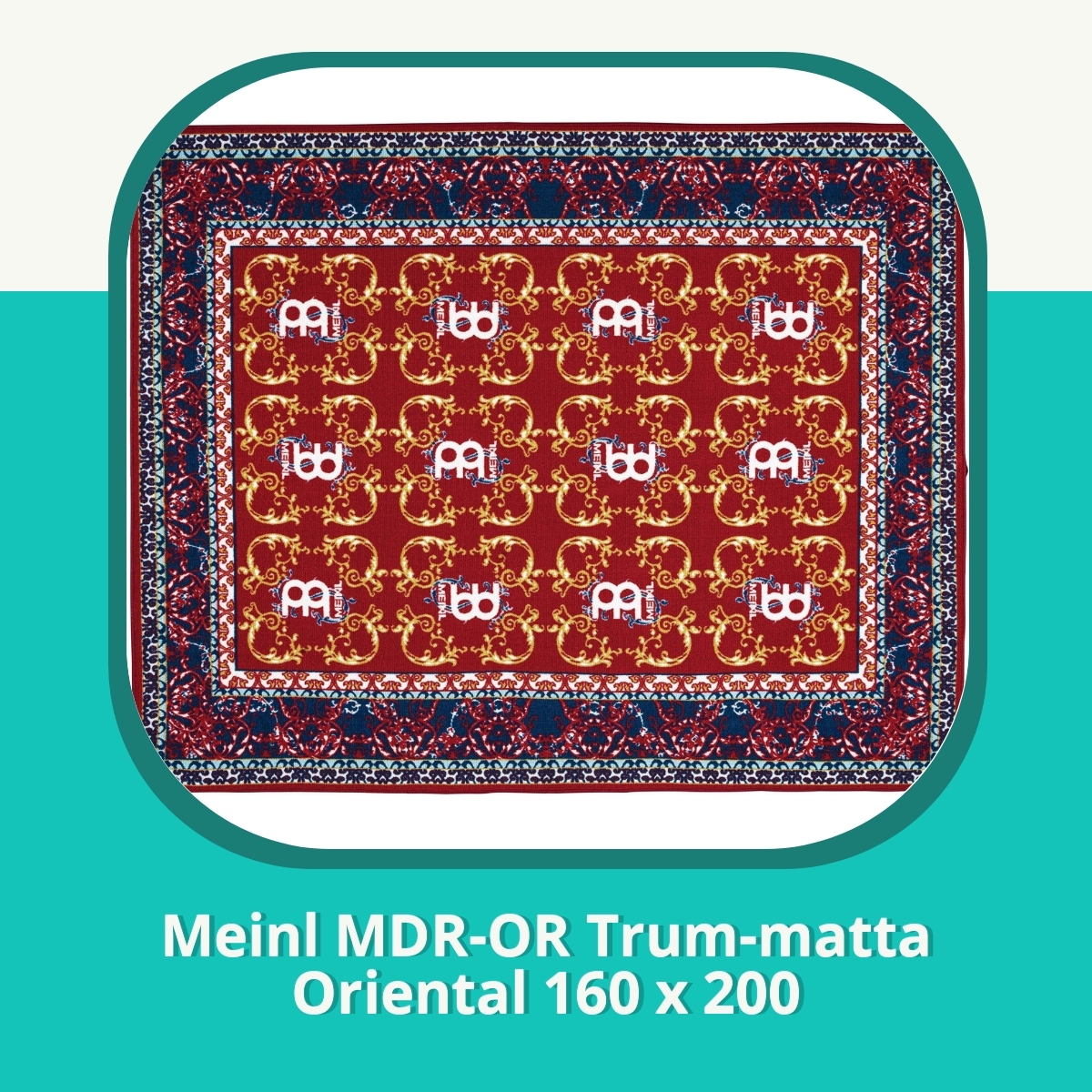 Anmeldelse af Meinl MDR-OR Trum-matta Oriental 160 x 200