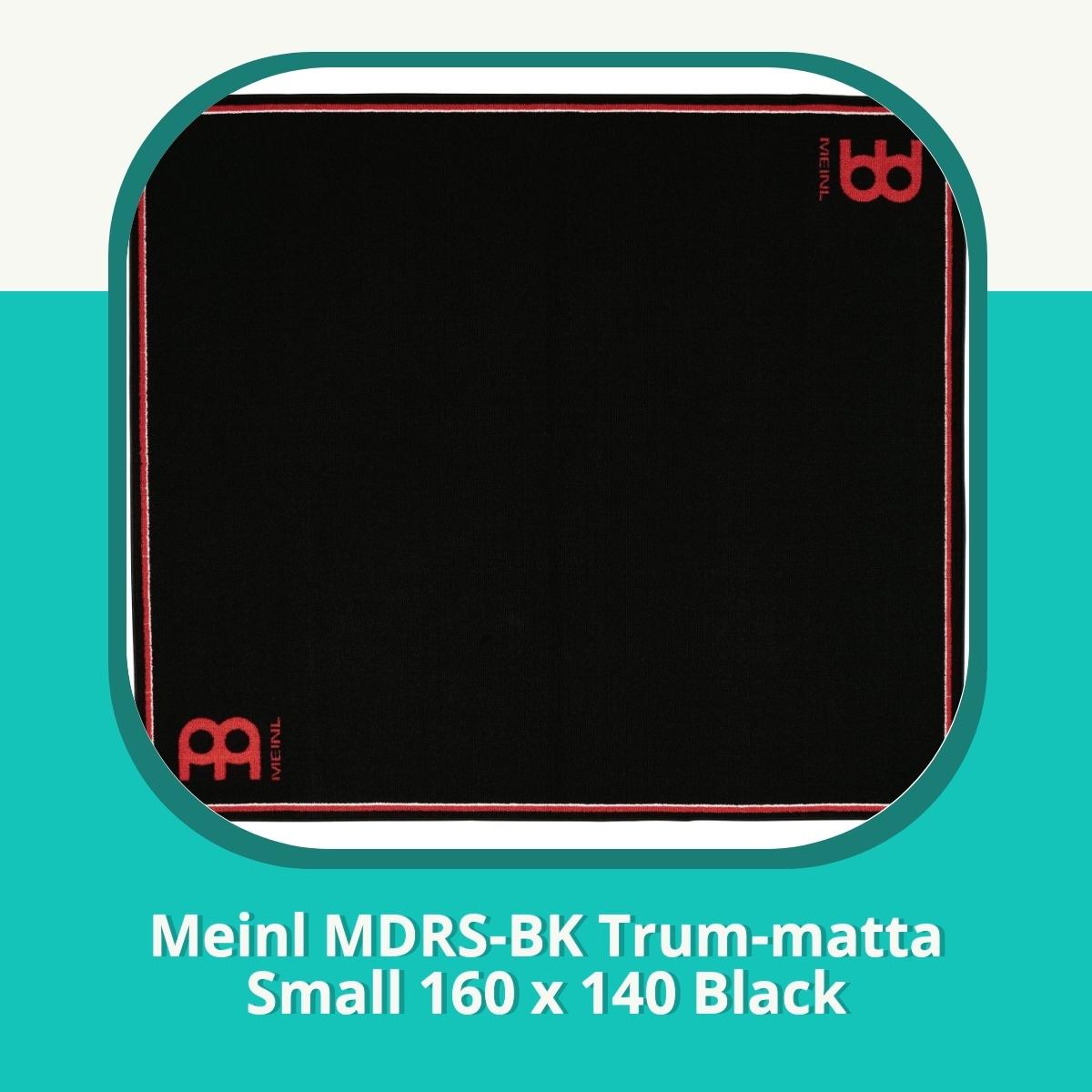 Anmeldelse af Meinl MDRS-BK Trum-matta Small 160 x 140 Black