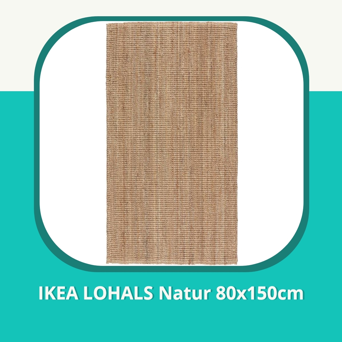 Recension af IKEA LOHALS Natur 80x150cm