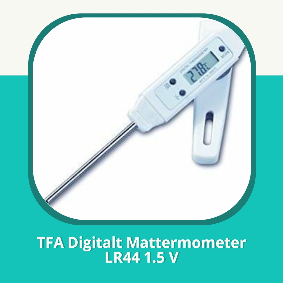 Anmeldelse TFA Digitalt Mattermometer LR44 1.5 V