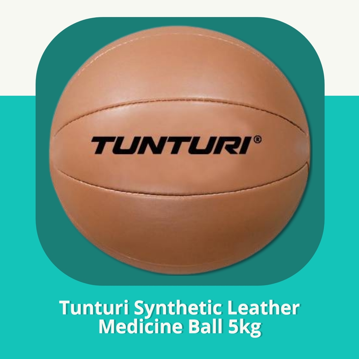 Anmeldelse af Tunturi Synthetic Leather Medicine Ball 5kg