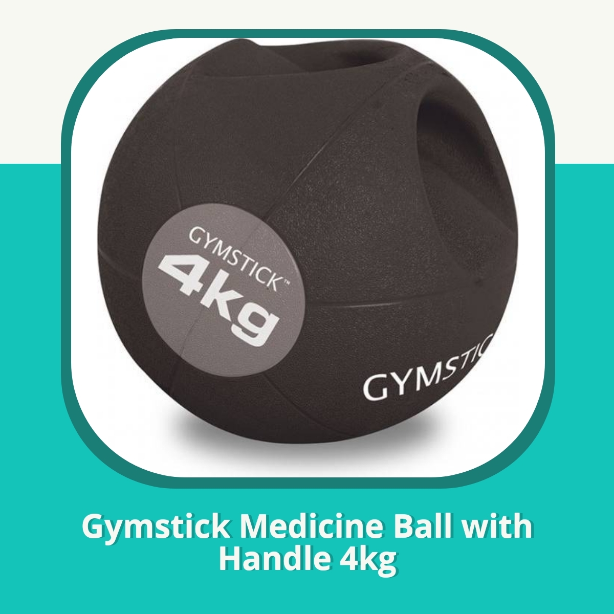 Recension Gymstick Medicine Ball with Handle 4kg