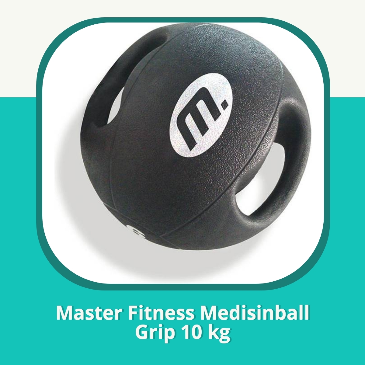 Anmeldelse af Master Fitness Medisinball Grip 10 kg