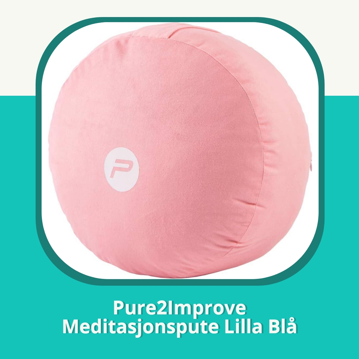 Anmeldelse af Pure2Improve Meditasjonspute Lilla Blå