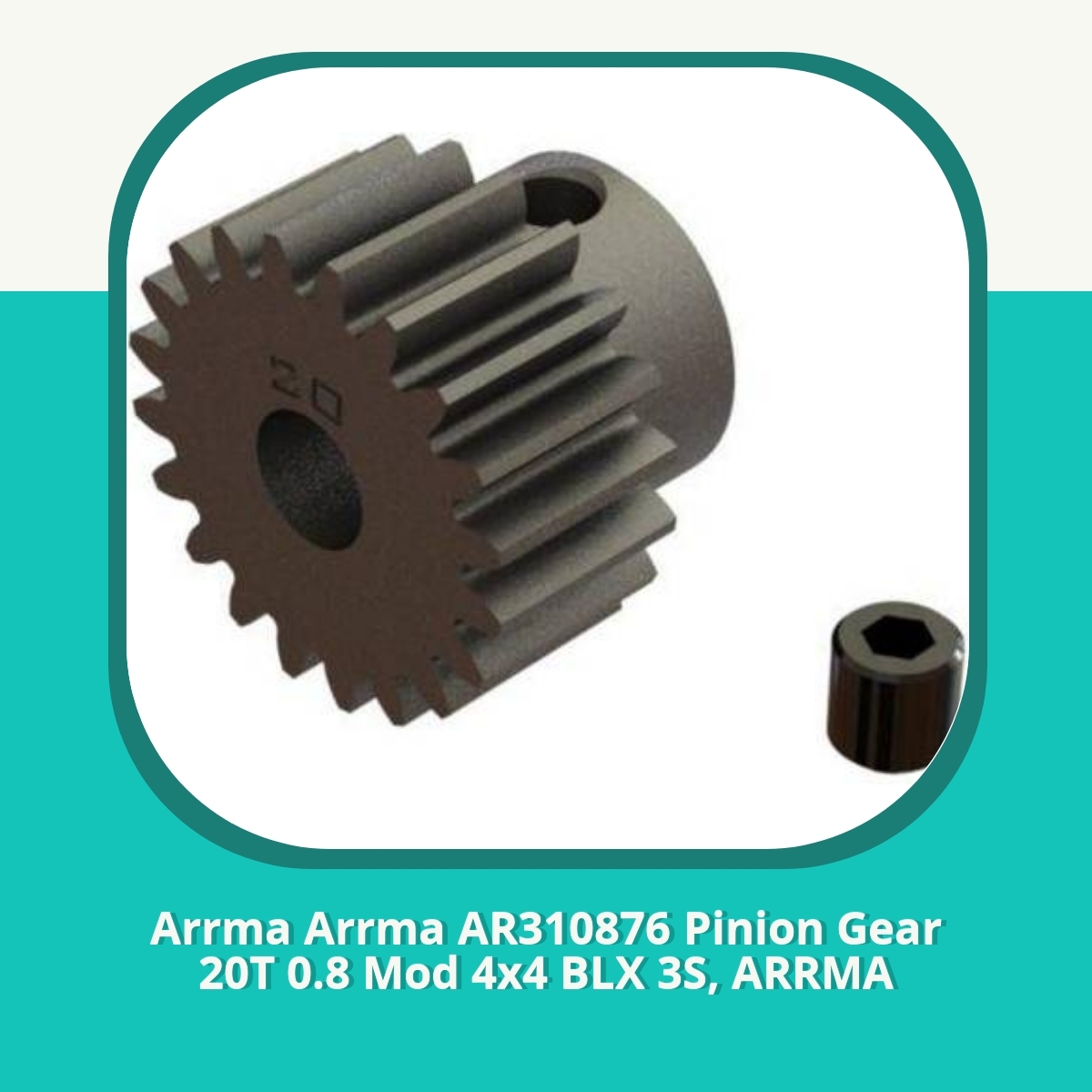 Recension Arrma Arrma AR310876 Pinion Gear 20T 0.8 Mod 4x4 BLX 3S, ARRMA