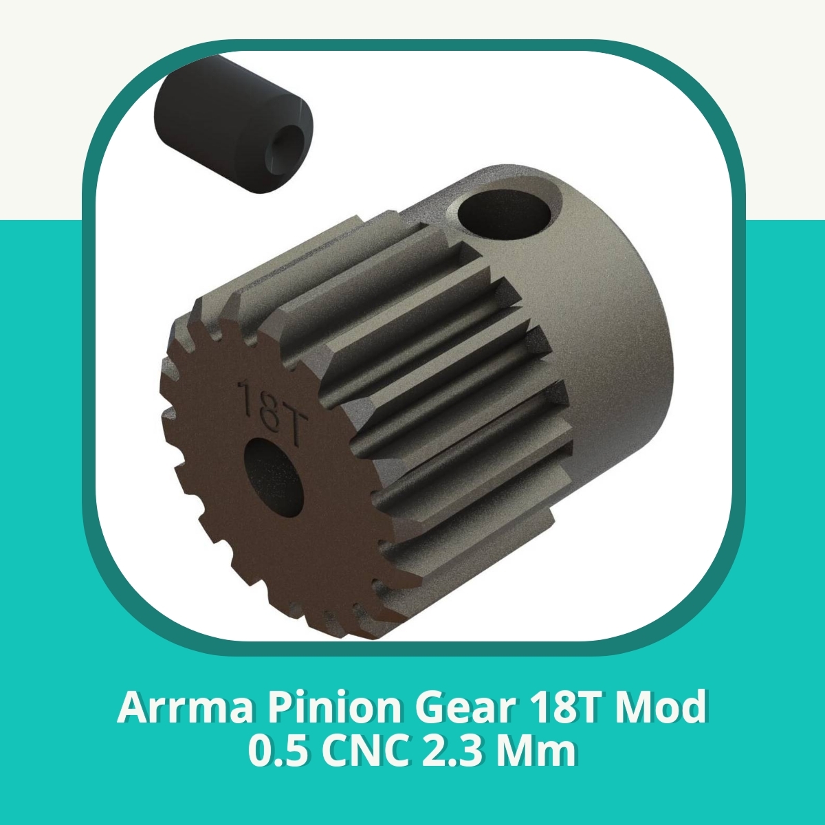 Recension af Arrma Pinion Gear 18T Mod 0.5 CNC 2.3 Mm