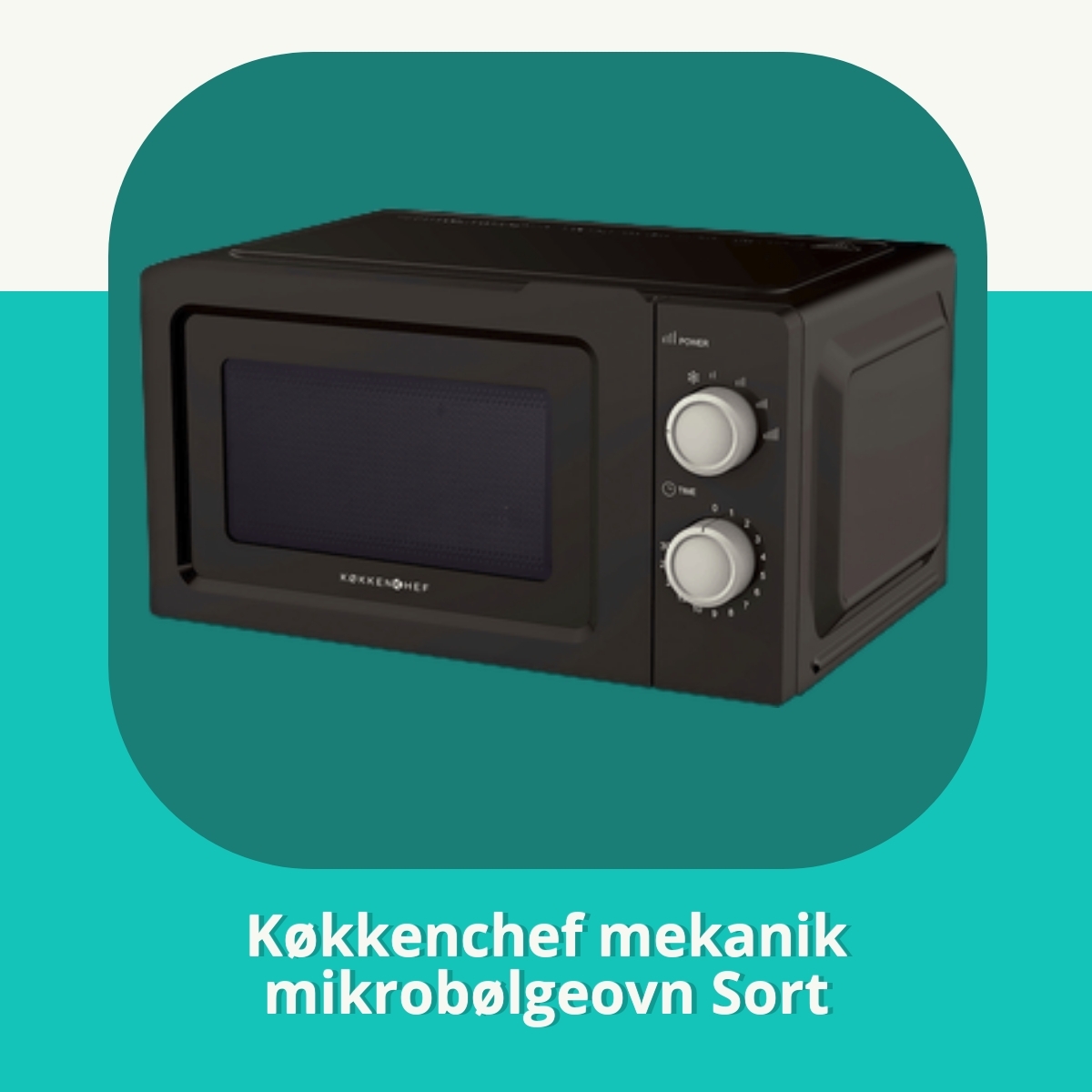 Anmeldelse af Køkkenchef mekanik mikrobølgeovn Sort
