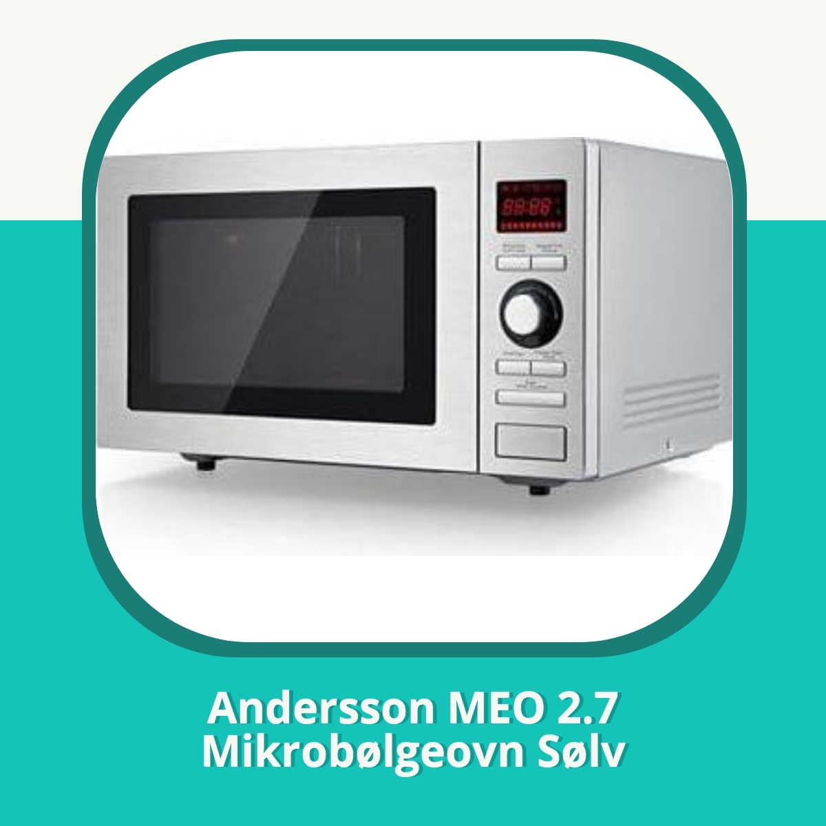 Anmeldelse af Andersson MEO 2.7 Mikrobølgeovn Sølv