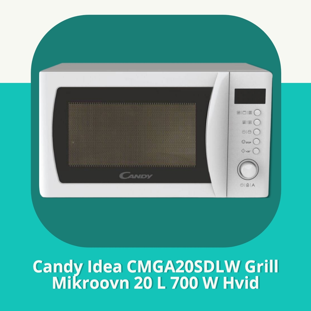 Anmeldelse af Candy Idea CMGA20SDLW Grill Mikroovn 20 L 700 W Hvid