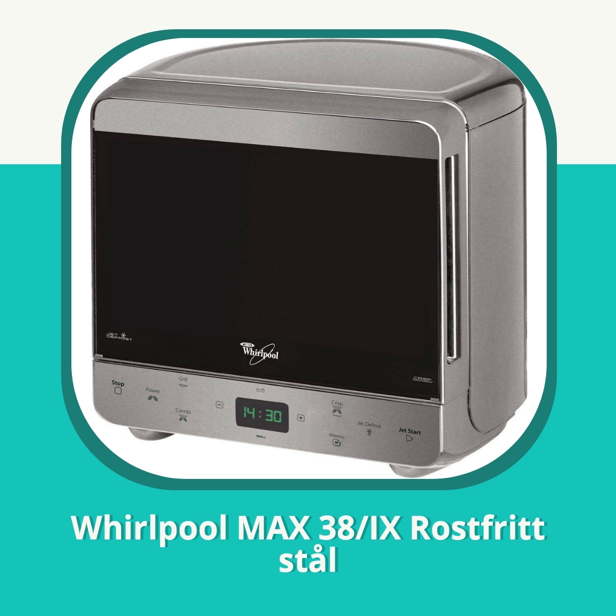 Recension af Whirlpool MAX 38/IX Rostfritt stål