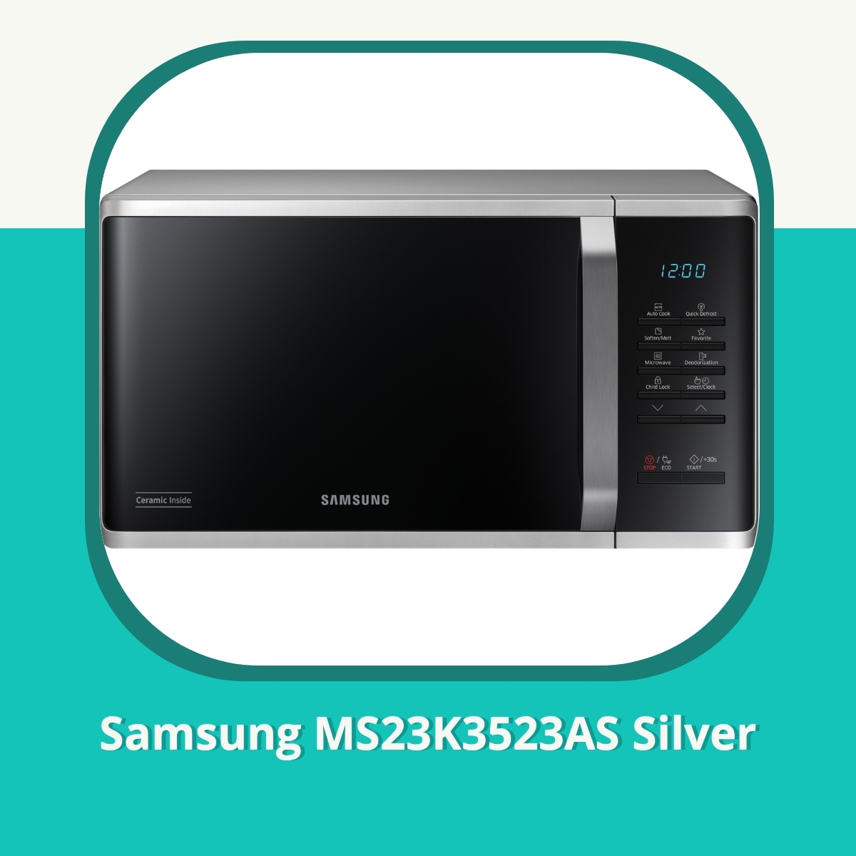 Recension af Samsung MS23K3523AS Silver
