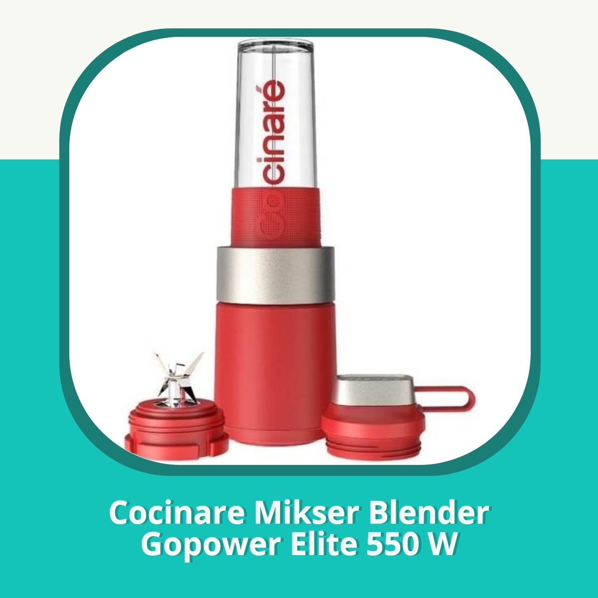 Anmeldelse af Cocinare Mikser Blender Gopower Elite 550 W