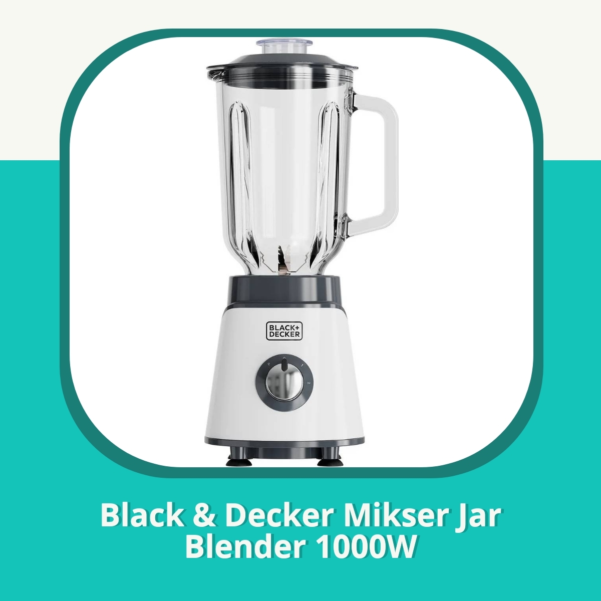 Anmeldelse af Black & Decker Mikser Jar Blender 1000W