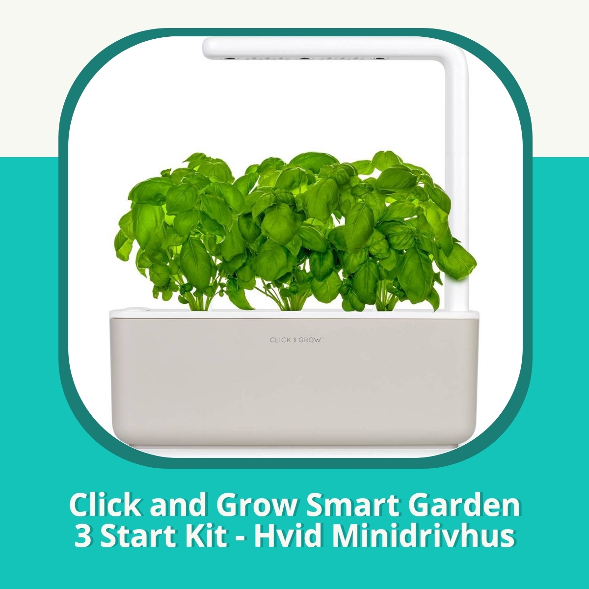Anmeldelse af Click and Grow Smart Garden 3 Start Kit - Hvid Minidrivhus