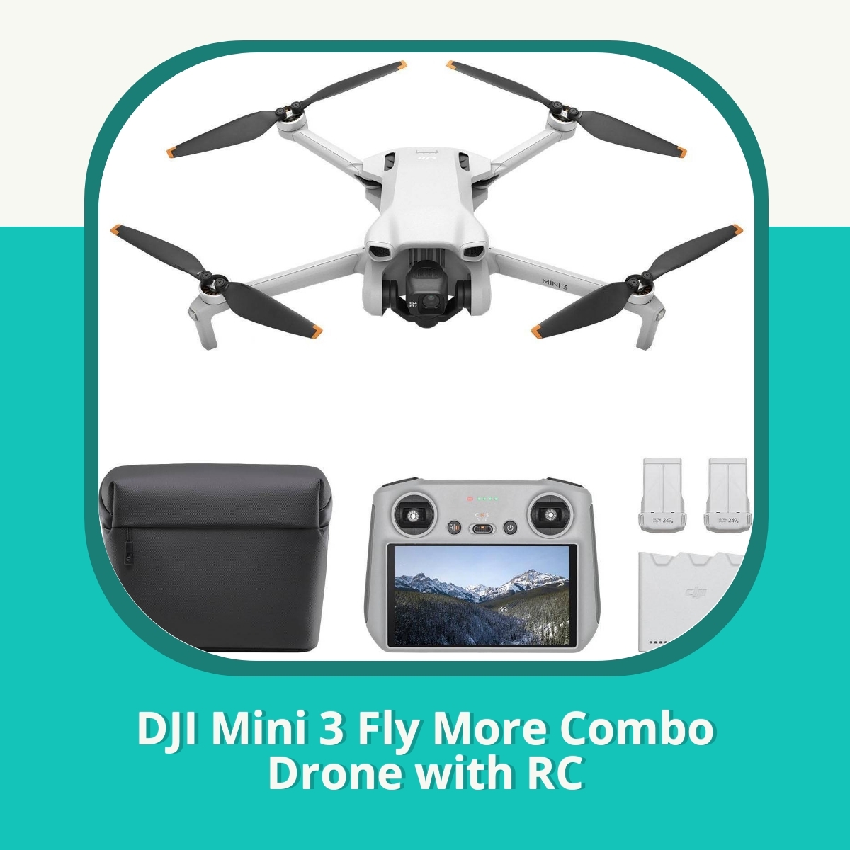 Anmeldelse af DJI Mini 3 Fly More Combo Drone with RC