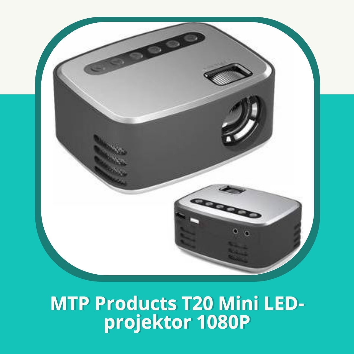 Anmeldelse af MTP Products T20 Mini LED-projektor 1080P
