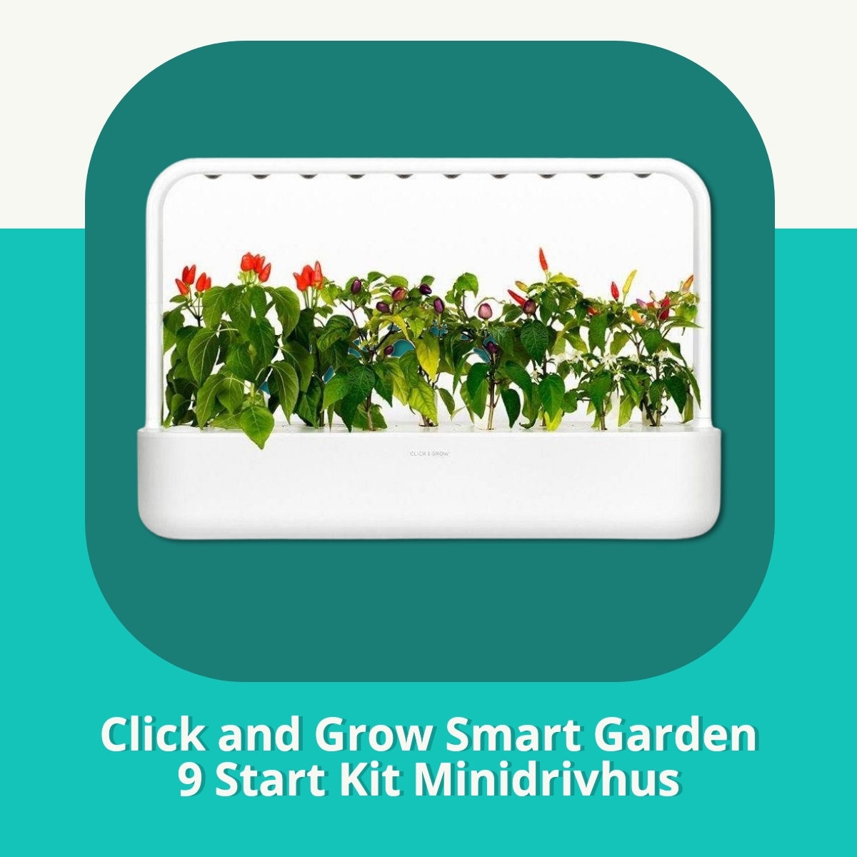 Anmeldelse af Click and Grow Smart Garden 9 Start Kit Minidrivhus