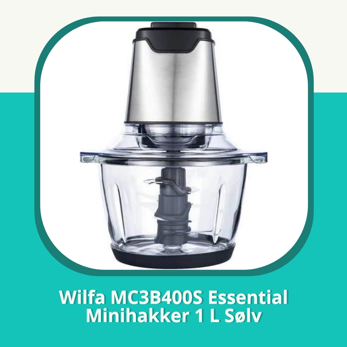 Anmeldelse af Wilfa MC3B400S Essential Minihakker 1 L Sølv