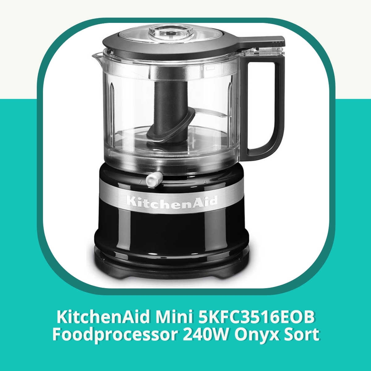 Anmeldelse af KitchenAid Mini 5KFC3516EOB Foodprocessor 240W Onyx Sort