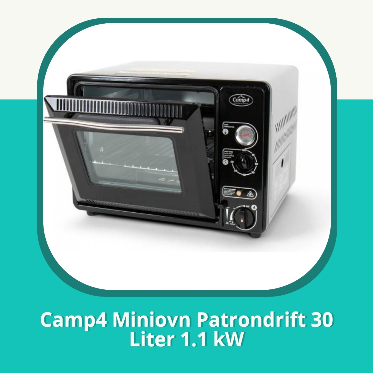 Anmeldelse af Camp4 Miniovn Patrondrift 30 Liter 1.1 kW