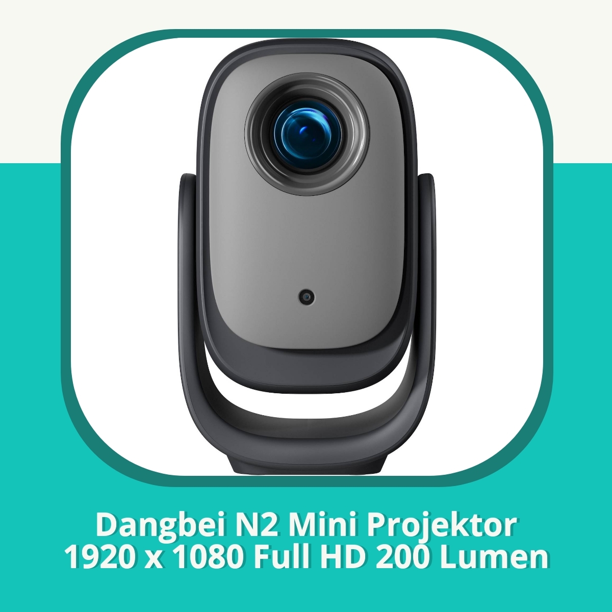 Recension af Dangbei N2 Mini Projektor 1920 x 1080 Full HD 200 Lumen