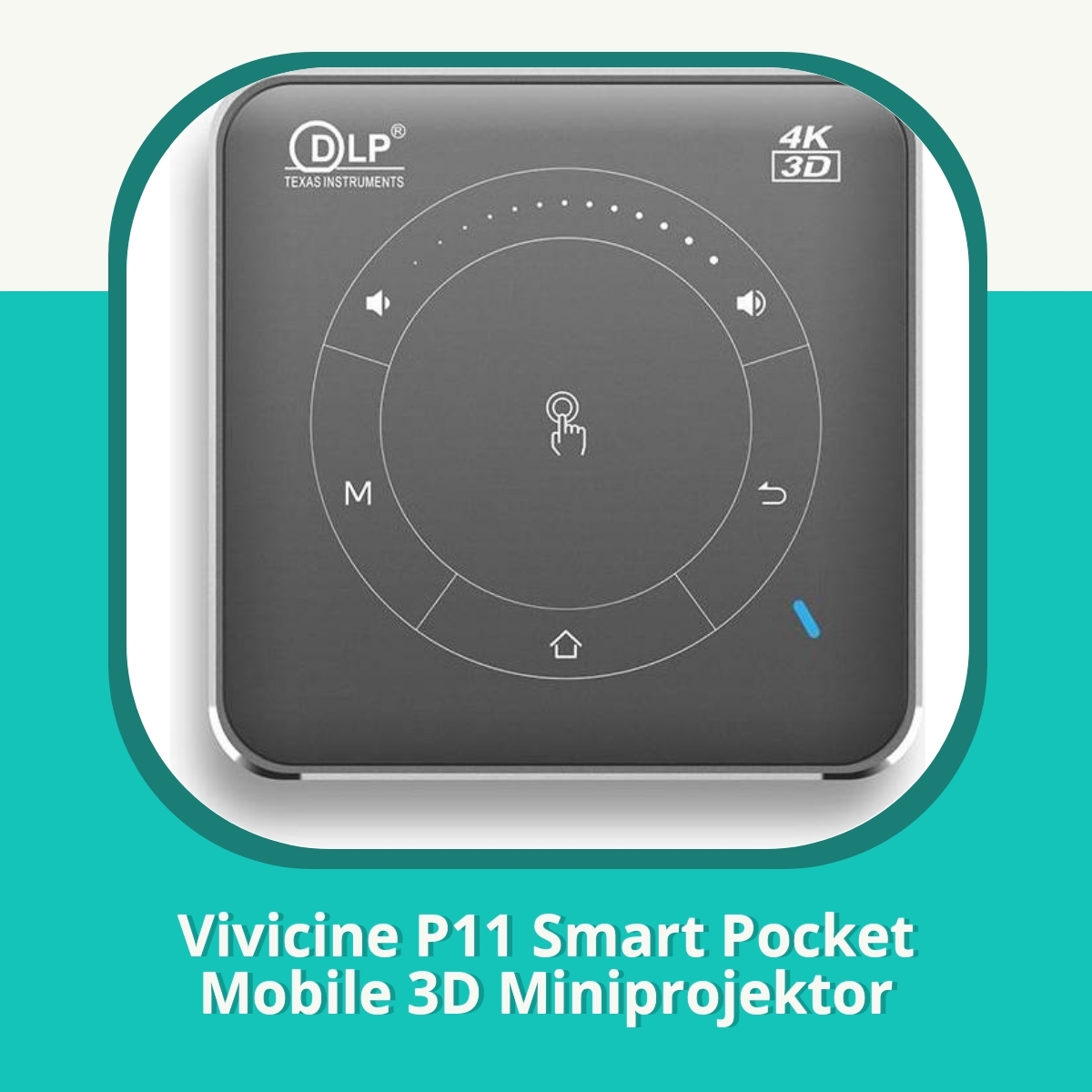 Anmeldelse af Vivicine P11 Smart Pocket Mobile 3D Miniprojektor