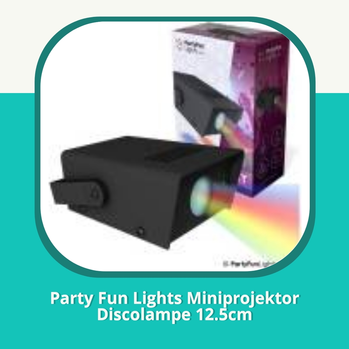 Anmeldelse Party Fun Lights Miniprojektor Discolampe 12.5cm