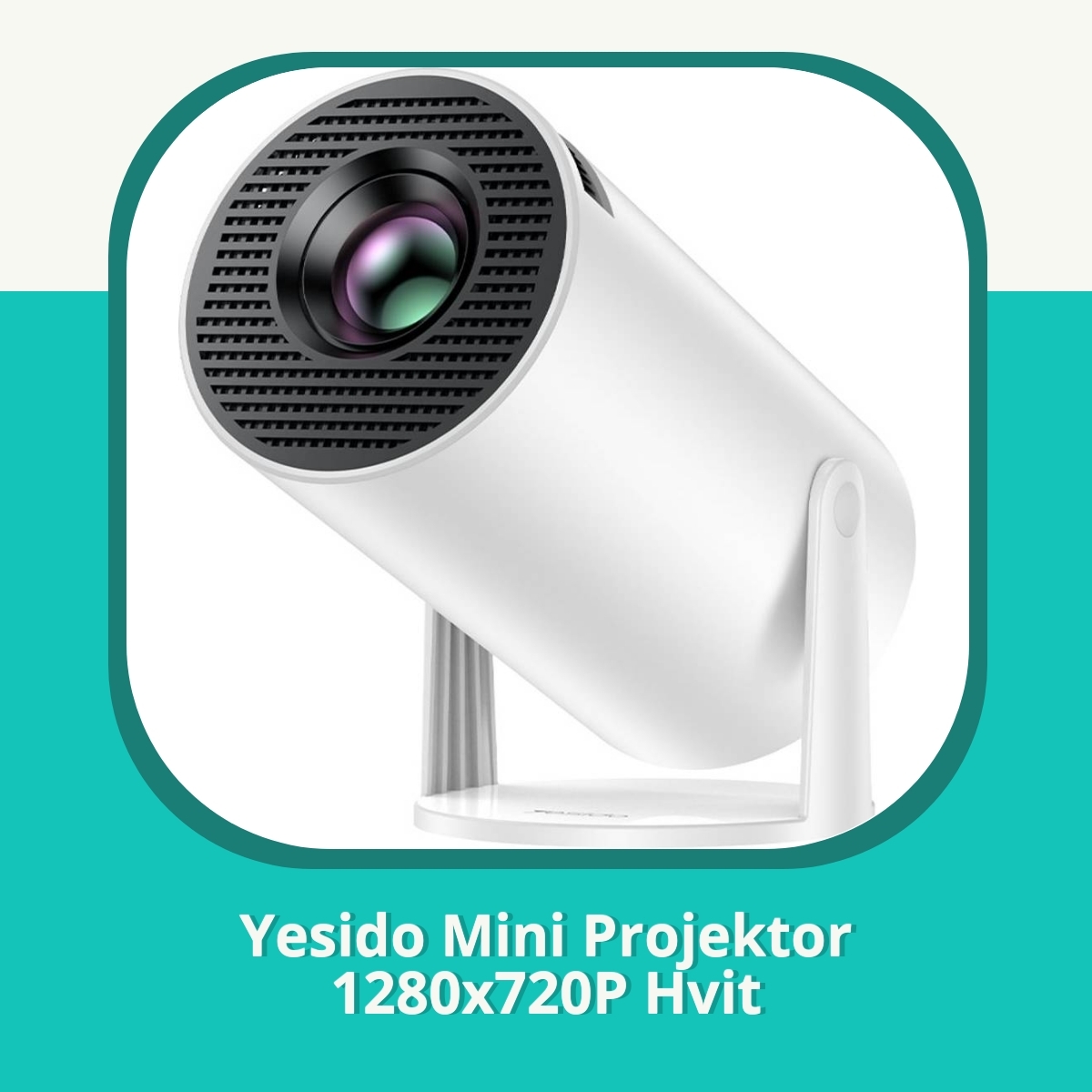 Anmeldelse af Yesido Mini Projektor 1280x720P Hvit