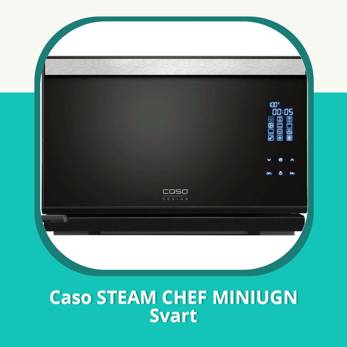 Recension af Caso STEAM CHEF MINIUGN Svart