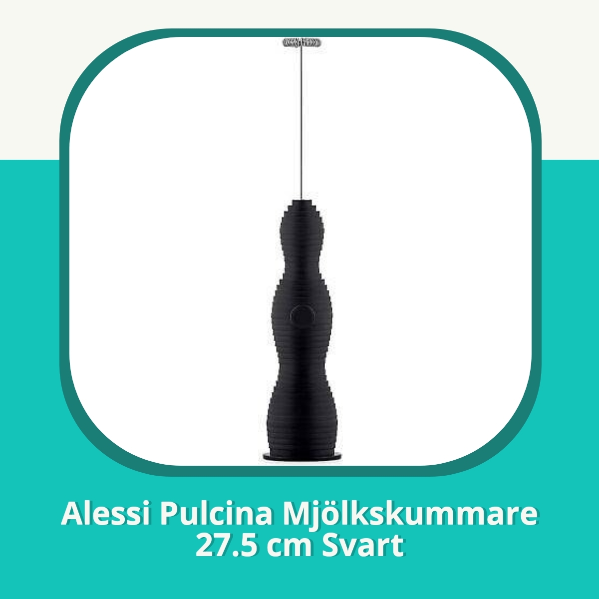 Recension af Alessi Pulcina Mjölkskummare 27.5 cm Svart