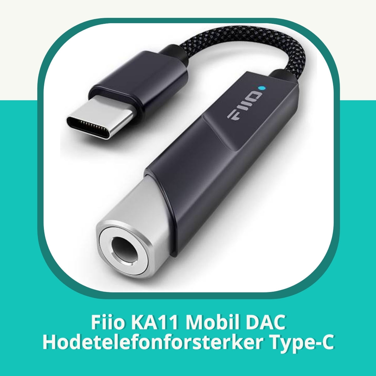 Anmeldelse Fiio KA11 Mobil DAC Hodetelefonforsterker Type-C