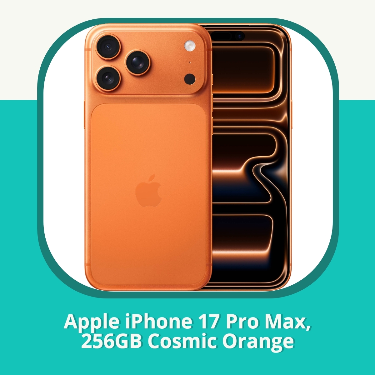 Recension Apple iPhone 17 Pro Max, 256GB Cosmic Orange