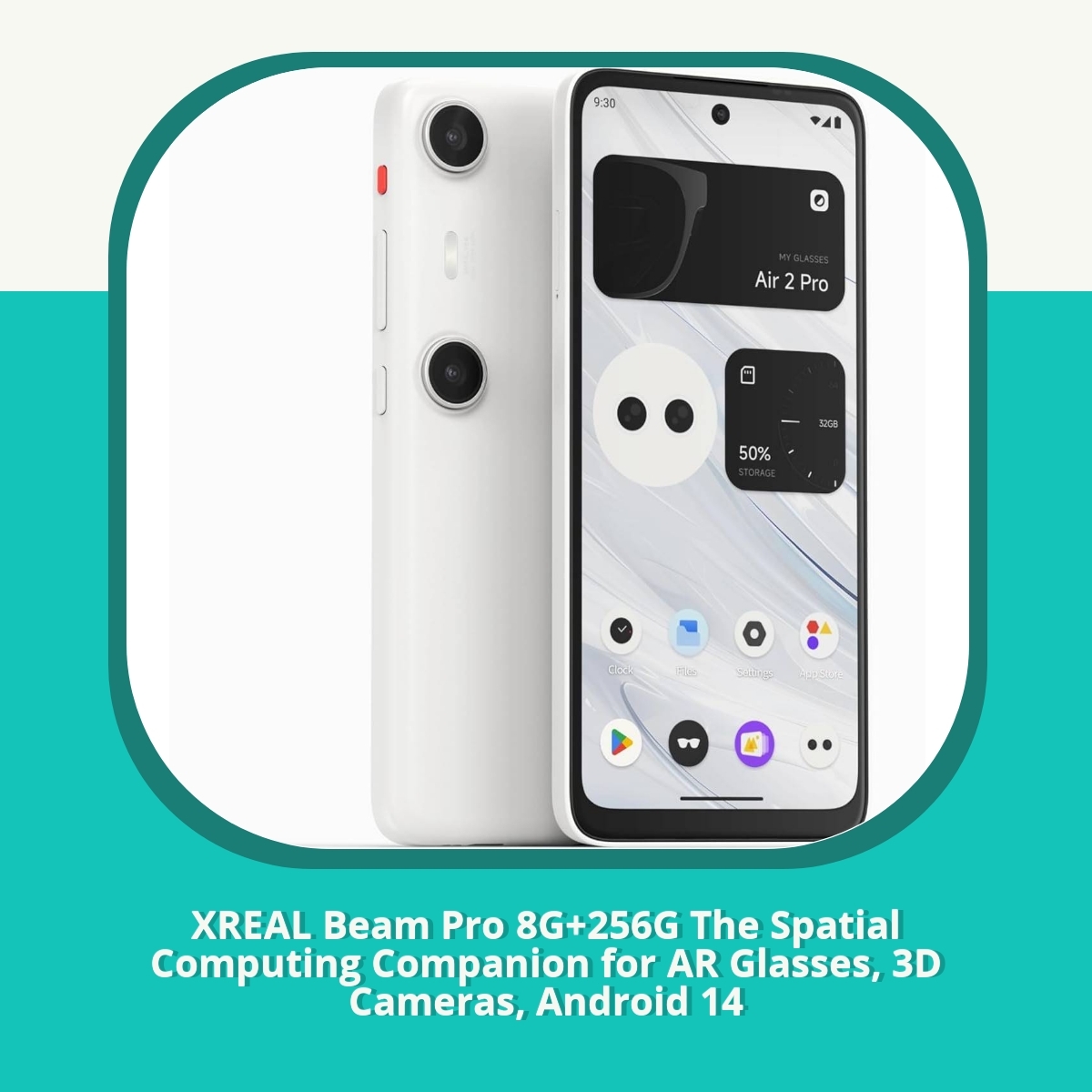 Anmeldelse af XREAL Beam Pro 8G+256G The Spatial Computing Companion for AR Glasses, 3D Cameras, Android 14