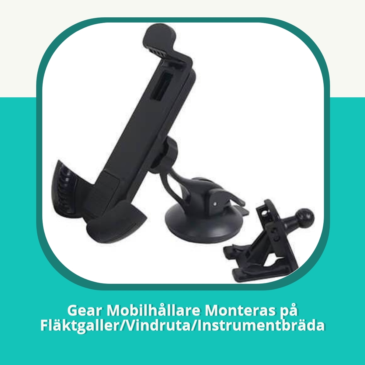 Recension af Gear Mobilhållare Monteras på Fläktgaller/Vindruta/Instrumentbräda