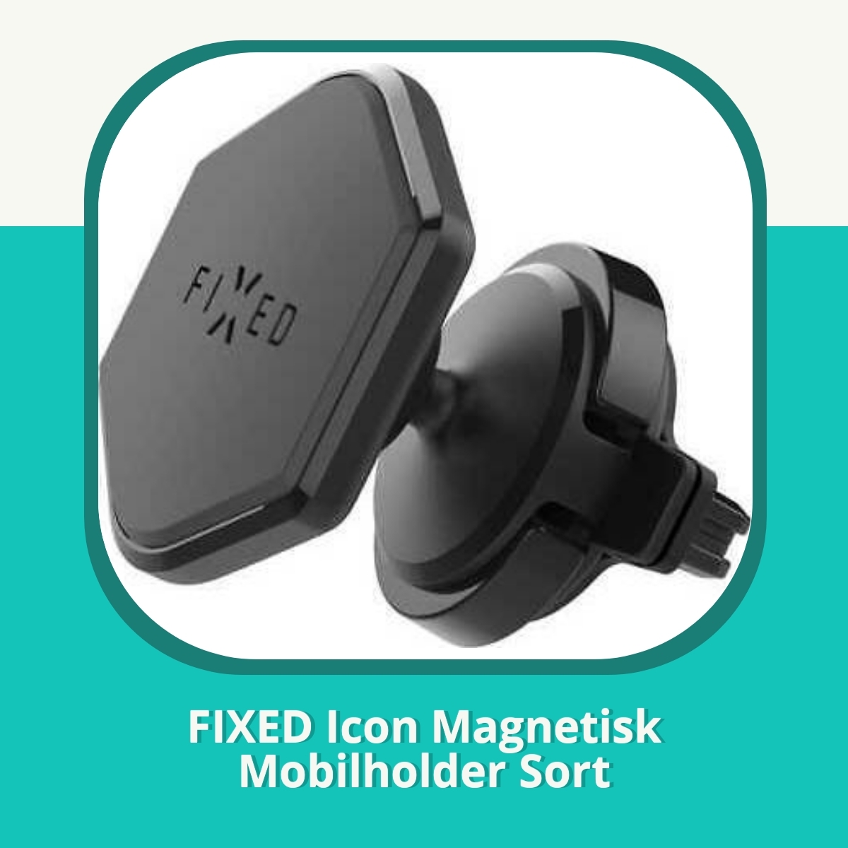 Anmeldelse af FIXED Icon Magnetisk Mobilholder Sort