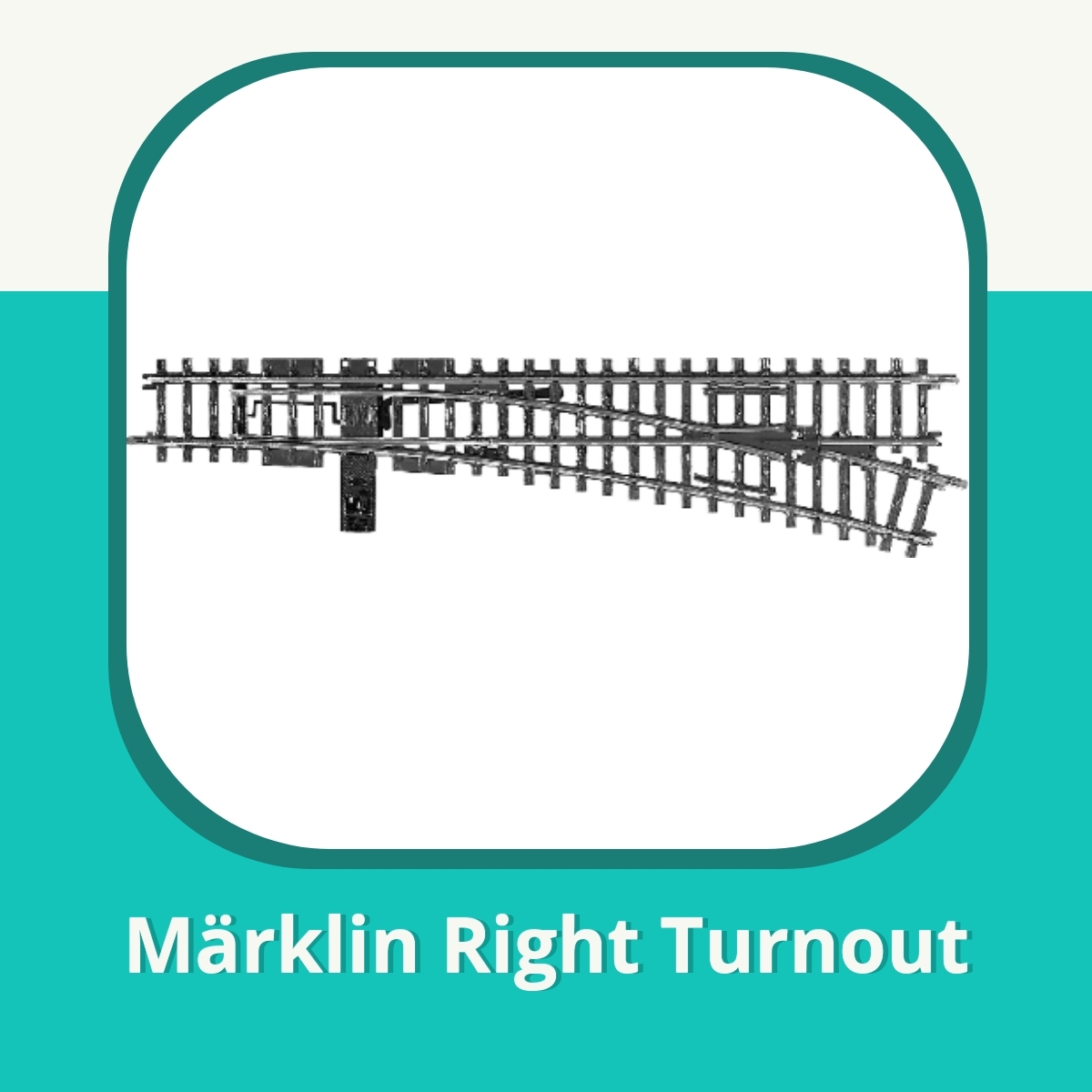Anmeldelse af Märklin Right Turnout