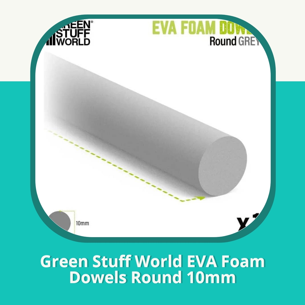 Recension af Green Stuff World EVA Foam Dowels Round 10mm