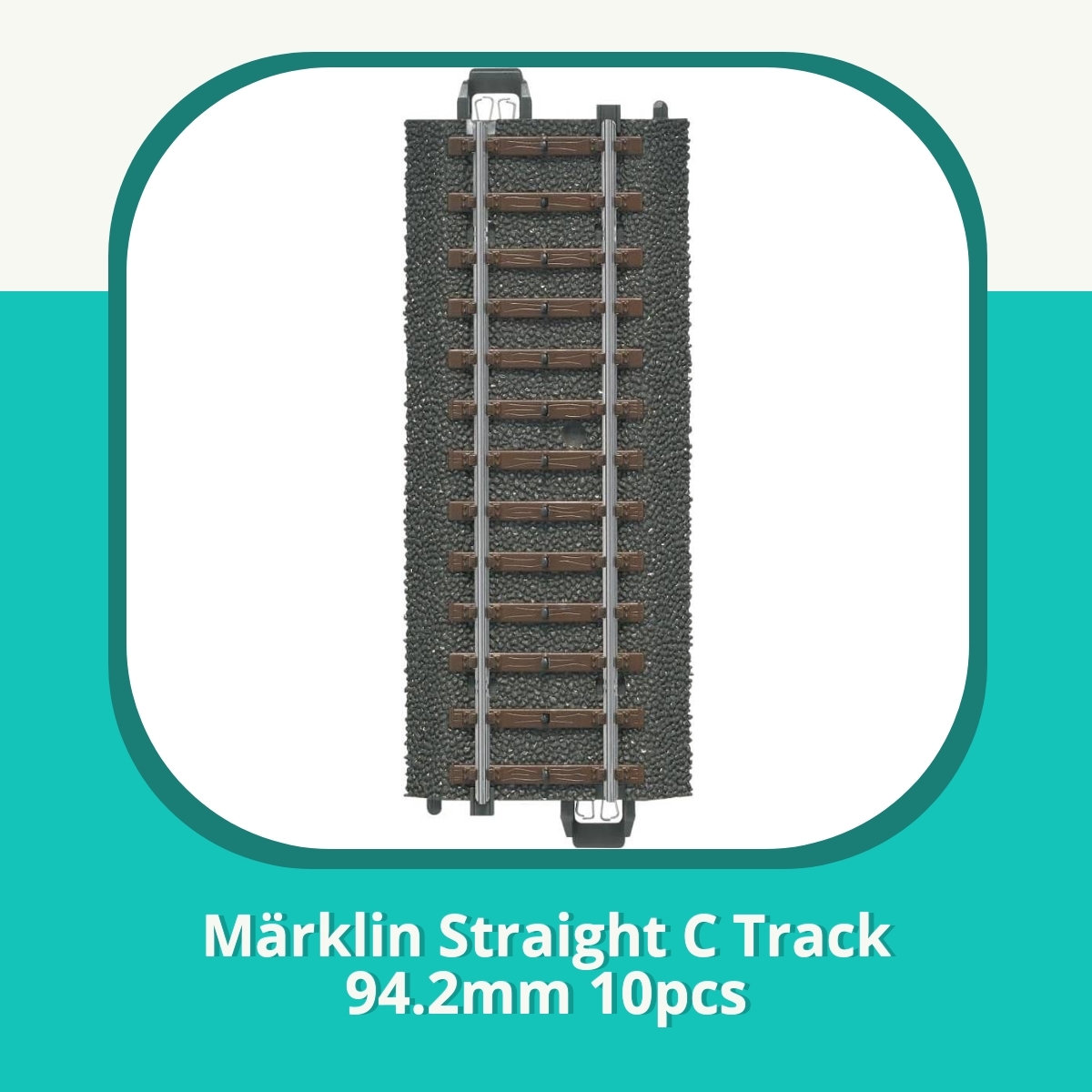 Recension af Märklin Straight C Track 94.2mm 10pcs