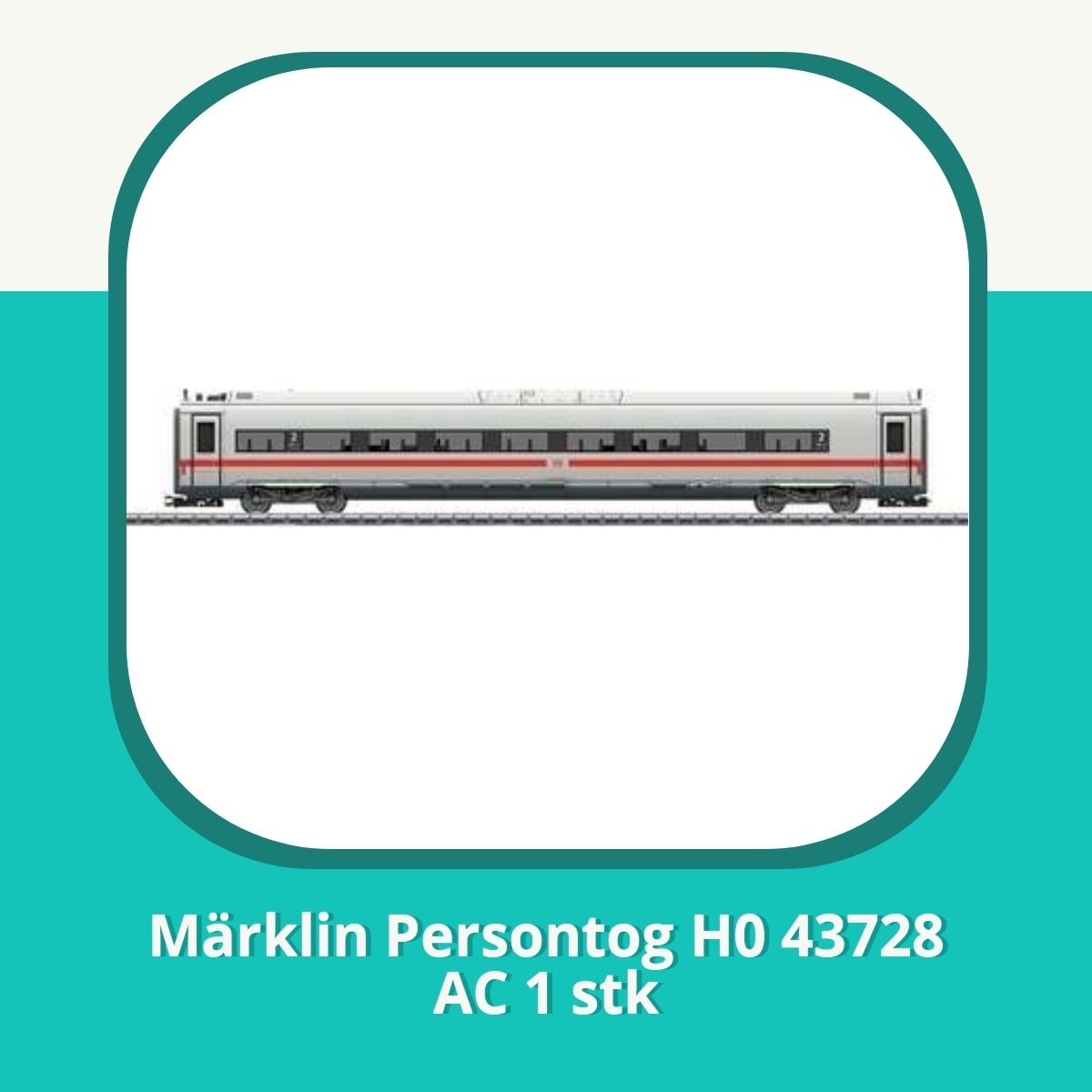 Anmeldelse af Märklin Persontog H0 43728 AC 1 stk
