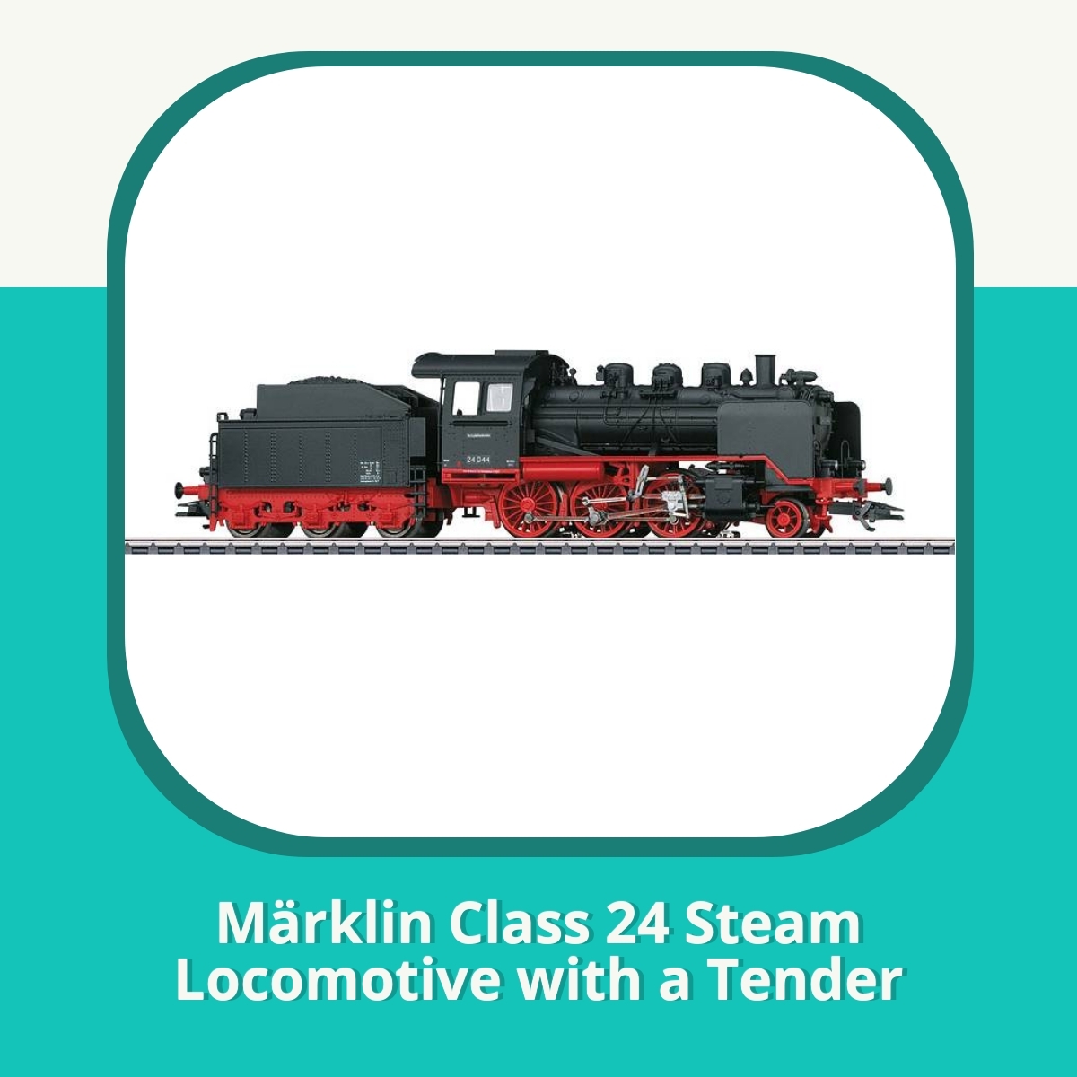 Anmeldelse af Märklin Class 24 Steam Locomotive with a Tender