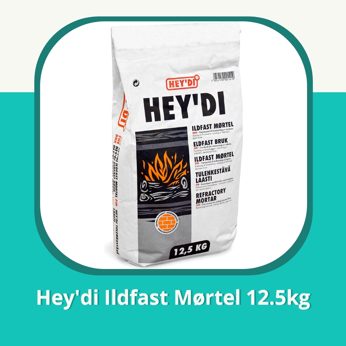 Anmeldelse af Hey'di Ildfast Mørtel 12.5kg