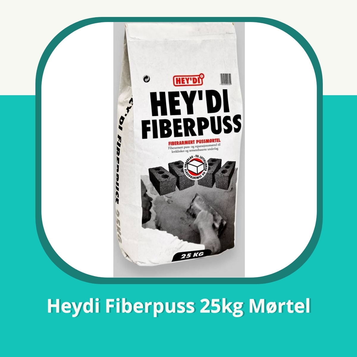 Anmeldelse af Heydi Fiberpuss 25kg Mørtel