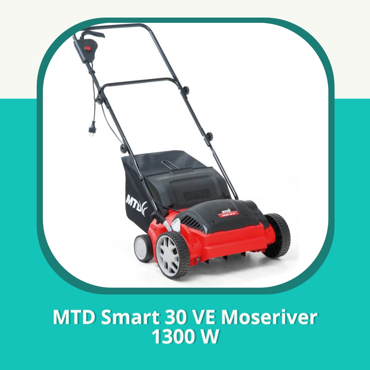 Anmeldelse af MTD Smart 30 VE Moseriver 1300 W