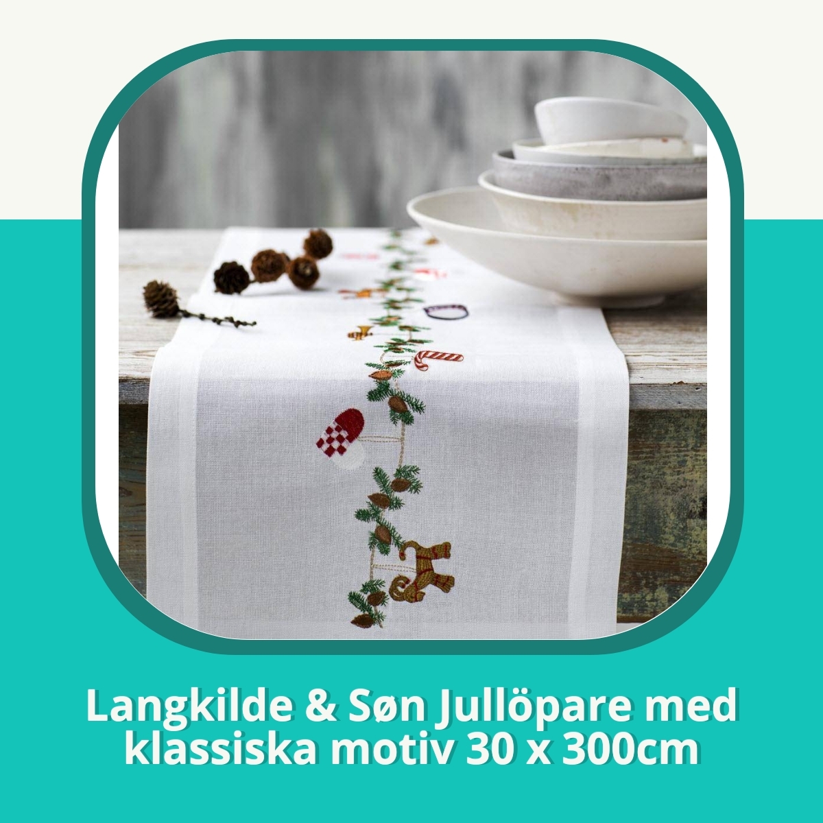 Recension af Langkilde & Søn Jullöpare med klassiska motiv 30 x 300cm