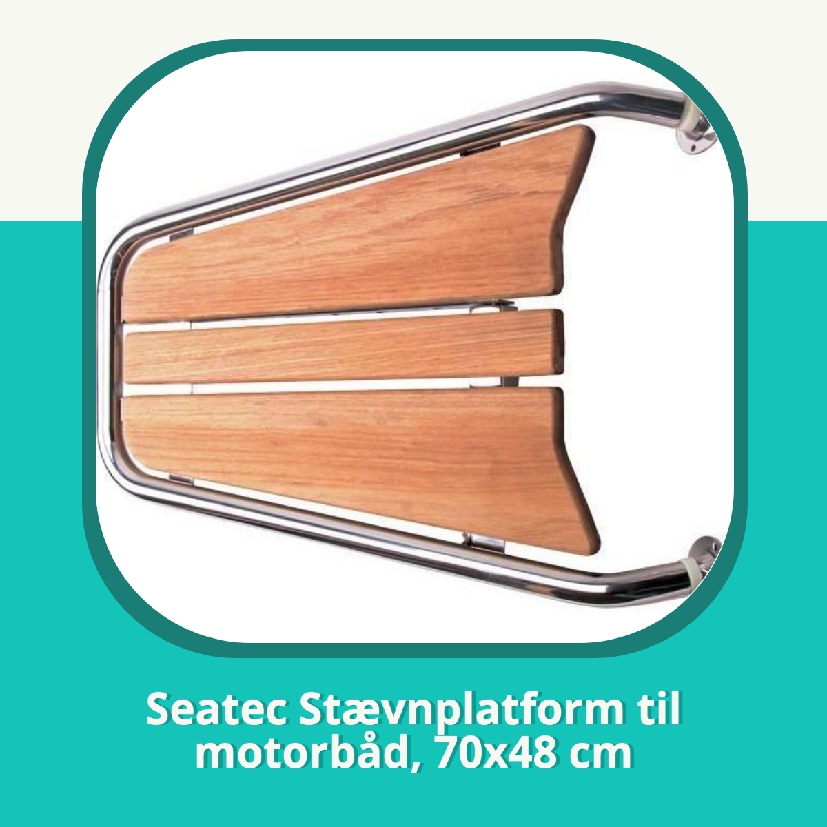 Anmeldelse af Seatec Stævnplatform til motorbåd, 70x48 cm