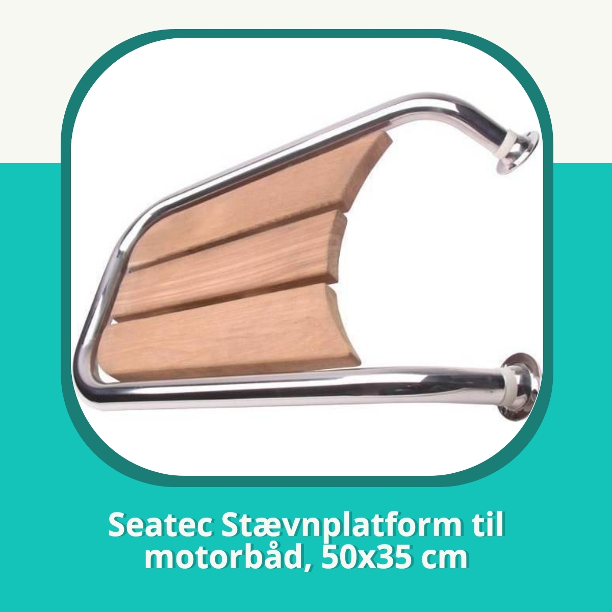 Anmeldelse af Seatec Stævnplatform til motorbåd, 50x35 cm