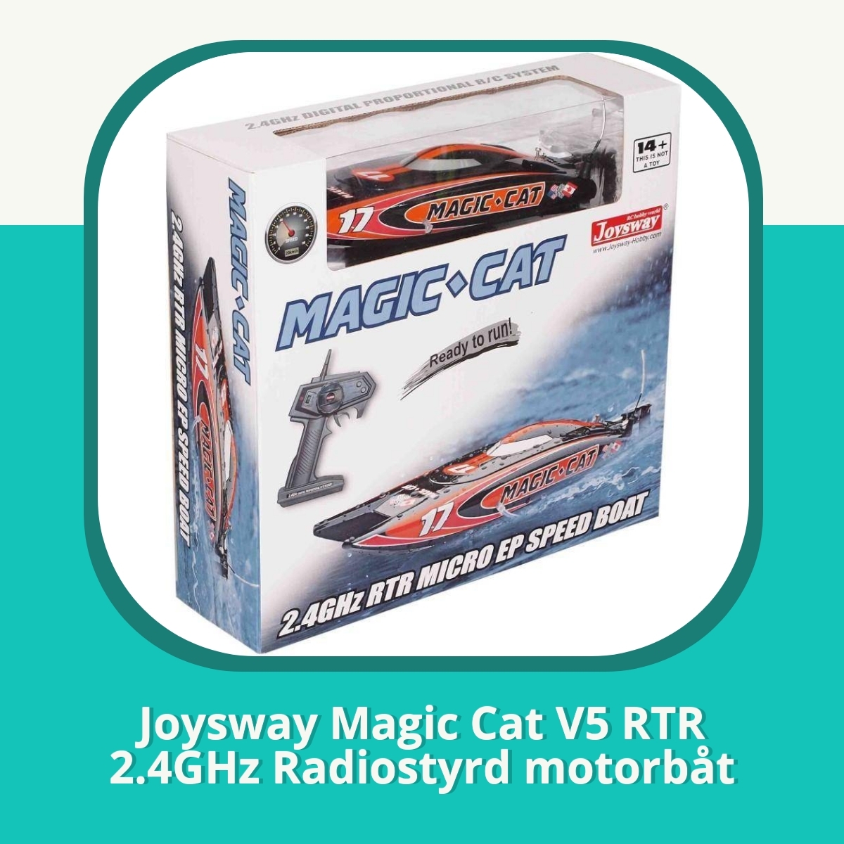 Recension af Joysway Magic Cat V5 RTR 2.4GHz Radiostyrd motorbåt