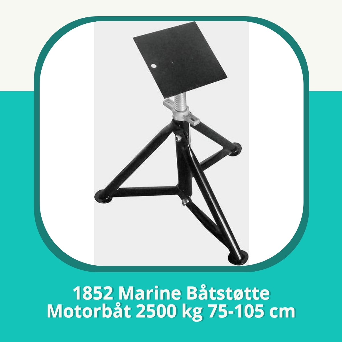 Anmeldelse af 1852 Marine Båtstøtte Motorbåt 2500 kg 75-105 cm