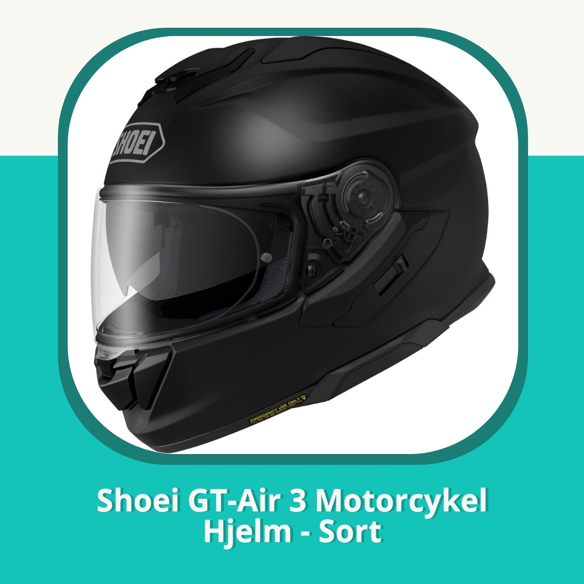 Anmeldelse af Shoei GT-Air 3 Motorcykel Hjelm - Sort